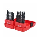 [A] (MIA-48-89-2802) JUEGO DE BROCAS A.V. THUNDERBOLD OXIDO NEGRO (29 PZAS.)