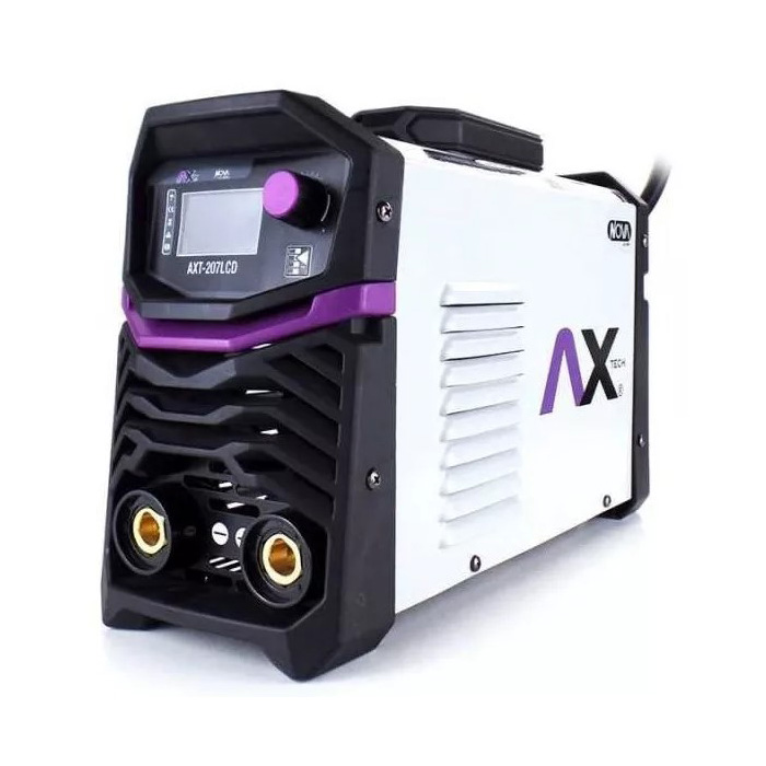 [A] (AXT-207LCD) SOLDADORA INVERSOR ELECTRODO Y TIG LIFT 200A BI VOLTAJE PANTALLA LCD