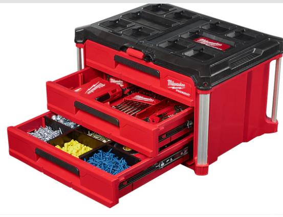 [T] (MIA-48-22-8443) PACKOUT 3 DRAWER TOOL BOX     