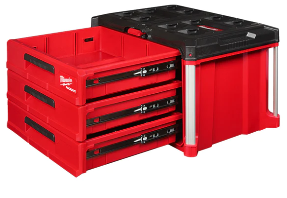 [T] (MIA-48-22-8443) PACKOUT 3 DRAWER TOOL BOX     