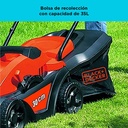[A] (BDJ-GR3000) PODADORA ELECTRICA 1,000 W C/CUCHILLA 30cm 3 NIVELES DE CORTE C/BOLSA REC. 35l