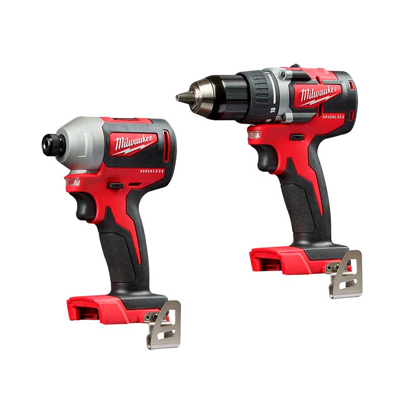 [A] (MIL-2900-22CT) COMBO TALADRO 1/2 18 VOLTS C/DESTORMNILLADOR DE IMPACTO DE 1/4 C/2 BAT. SIN CARBONES
