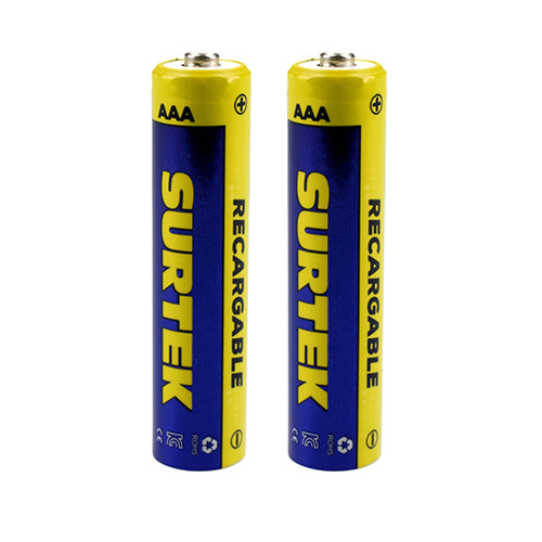 PILA RECARGABLE SURTEK "AAA", 2 PIEZAS