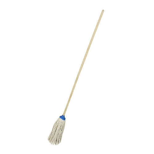 TRAPEADOR DE PABILO DE ALGODON 300 G CON BASTON DE MADERA 120 CM