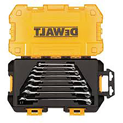 JUEGO DE LLAVES COMBINADAS 8 PZAS DE 10 MM A 17 MM MARCA DEWALT
