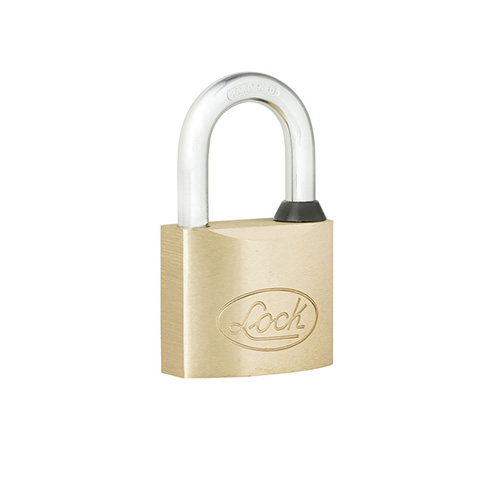 CANDADO DE LATÓN CORTO 50 MM, LLAVE TETRA