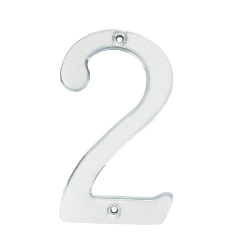 NÚMERO 2 SLIM 4" NÍQUEL SATINADO