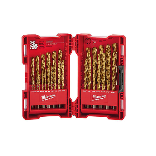 JUEGO DE BROCAS THUNDERBOLT TITANIUM 29 PCS