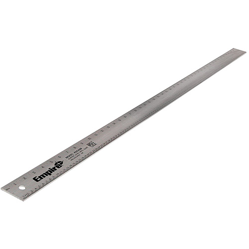 REGLA DE ALUMINIO BORDE RECTO 48" EMPIRE