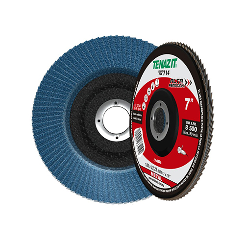 DISCO LAMINADO DE ZIRCONIO 7" GRANO 40 LARGA DURACION