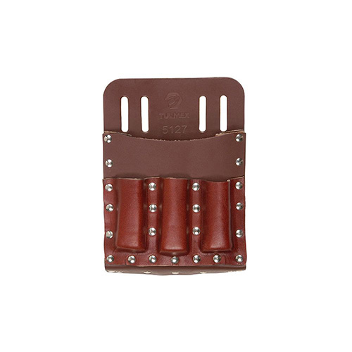 PORTAHERRAMIENTA CUERO DE BOVINO C/6 COMPARTIMIENTOS