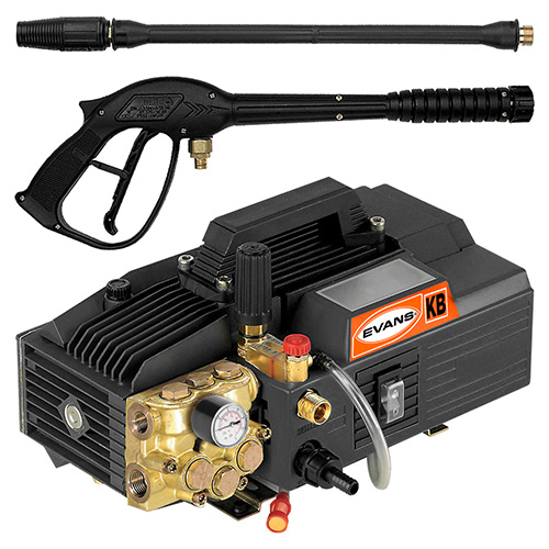 HIDROLAVADORA INDUSTRIAL 2 HP ELECTRICA 1,500 PSI KB