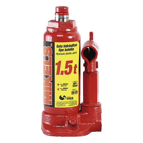 GATO HIDRAULICO DE BOTELLA 1.5 TON