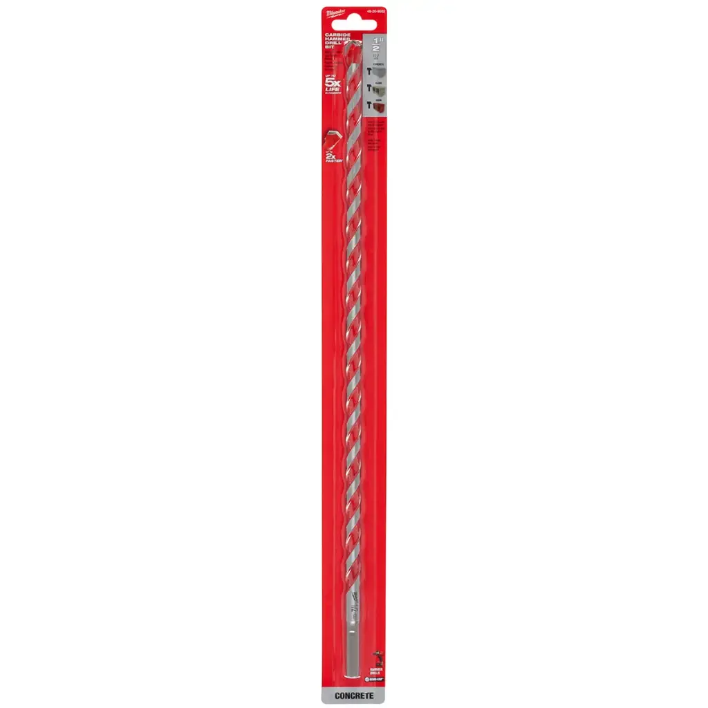 BROCA CON PUNTA DE CARBURO 1/2" X 16" X 18"
