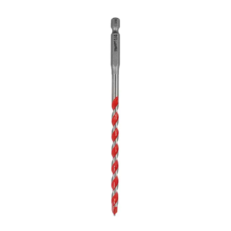 BROCA CON PUNTA DE CARBURO 1/4" X 4" X 6" - BULK (25)