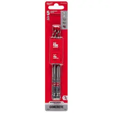 BROCA CON PUNTA DE CARBURO 1/4" X 4" X 4" 5PK
