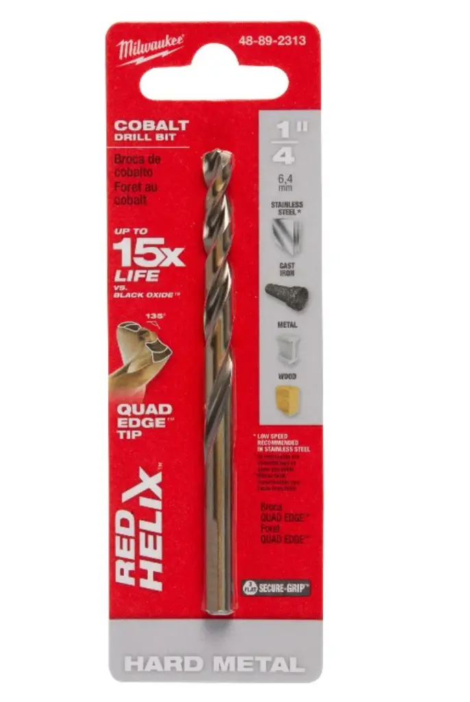 BROCA COBALTO RED HELIX 1/4"