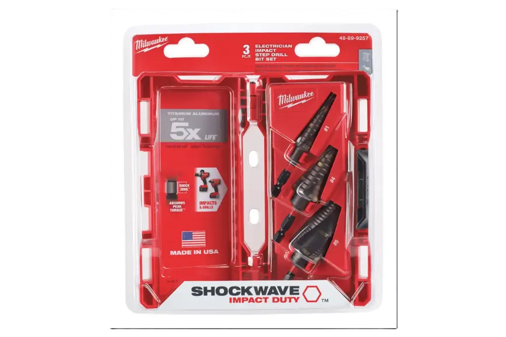 KIT ELECTRICO DE BROCAS ESCALONADAS (#1, #4, #9) 3PZS