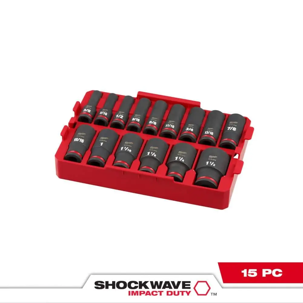 1/2DR 15PC SAE IMP SCKT SET TY