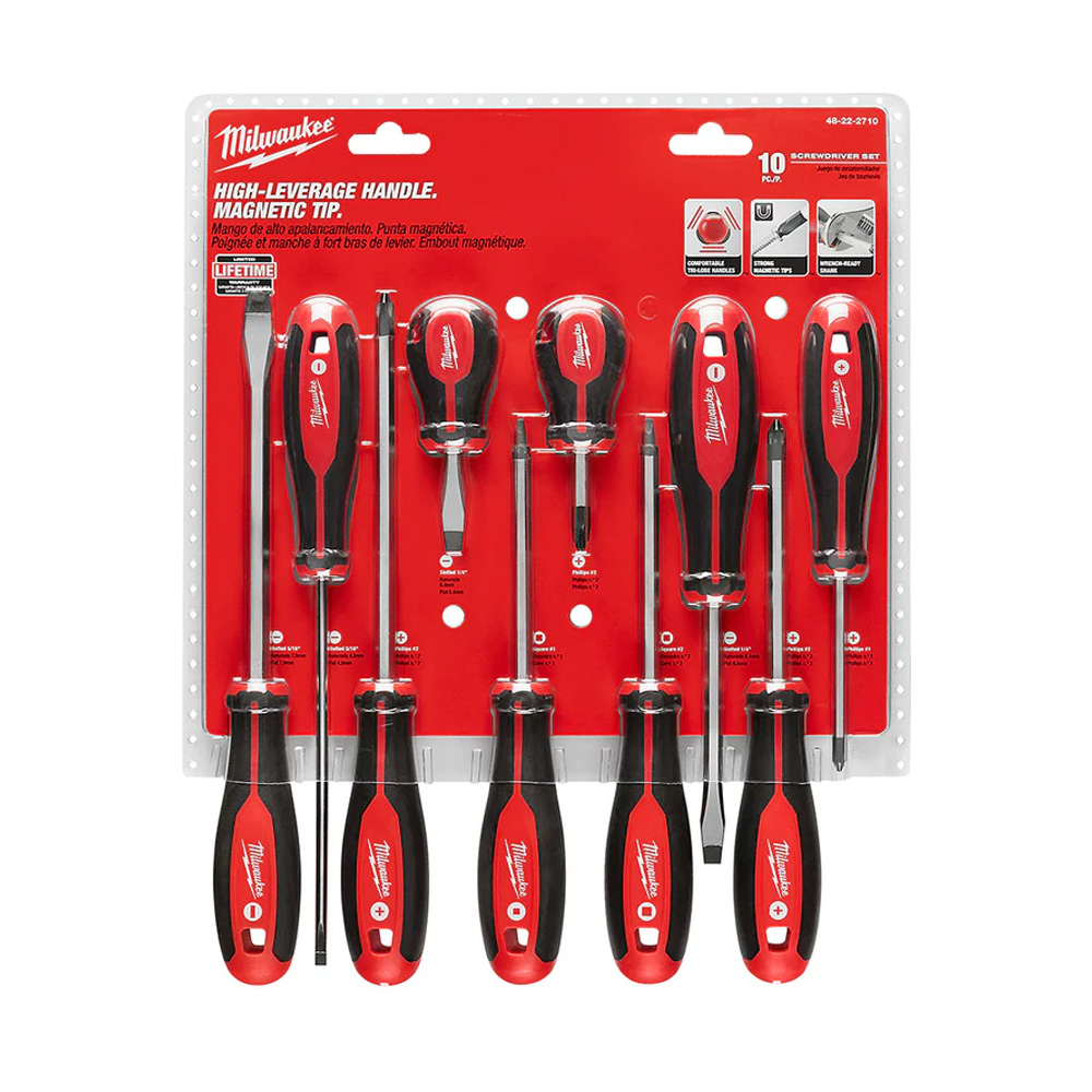 KIT DE DESARMADORES DE DEMOLICIÓN DE 10 PZAS