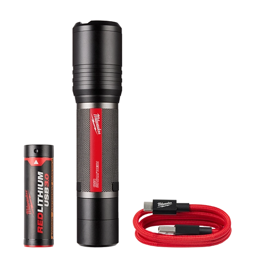 LINTERNA RECARGABLE REDLITHIUM USB DE 2000 LUMENES