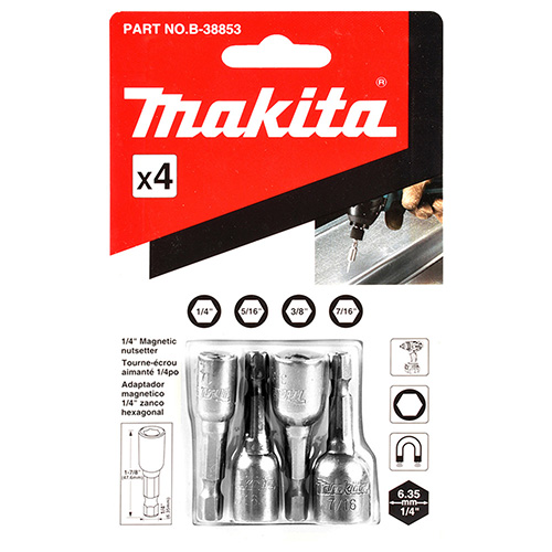 SET DADOS MAGNETICOS (1/4,5/16,3/8,7/16) ZANCO HEXAGONAL 3/8 (MAA-B38853)