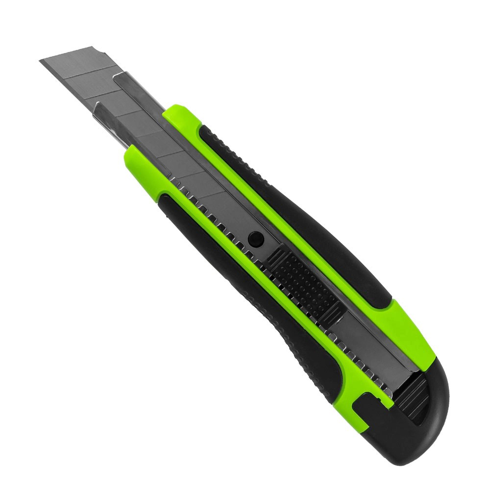 CUTTER PROFESIONAL DE 18 MM CON CUCHILLA USO RUDO