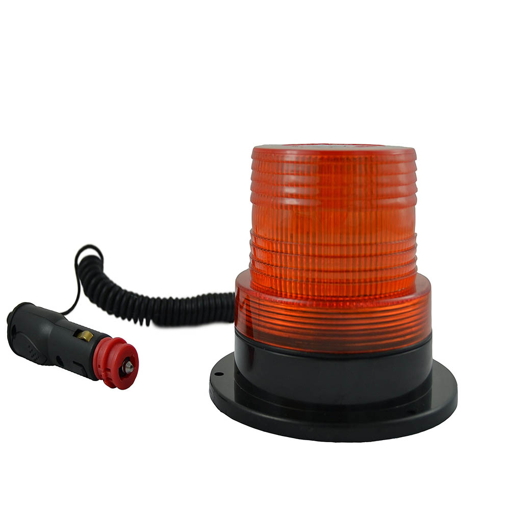 GIROFARO DESTELLANTE ROTATIVO PERFIL BAJO- AMBAR