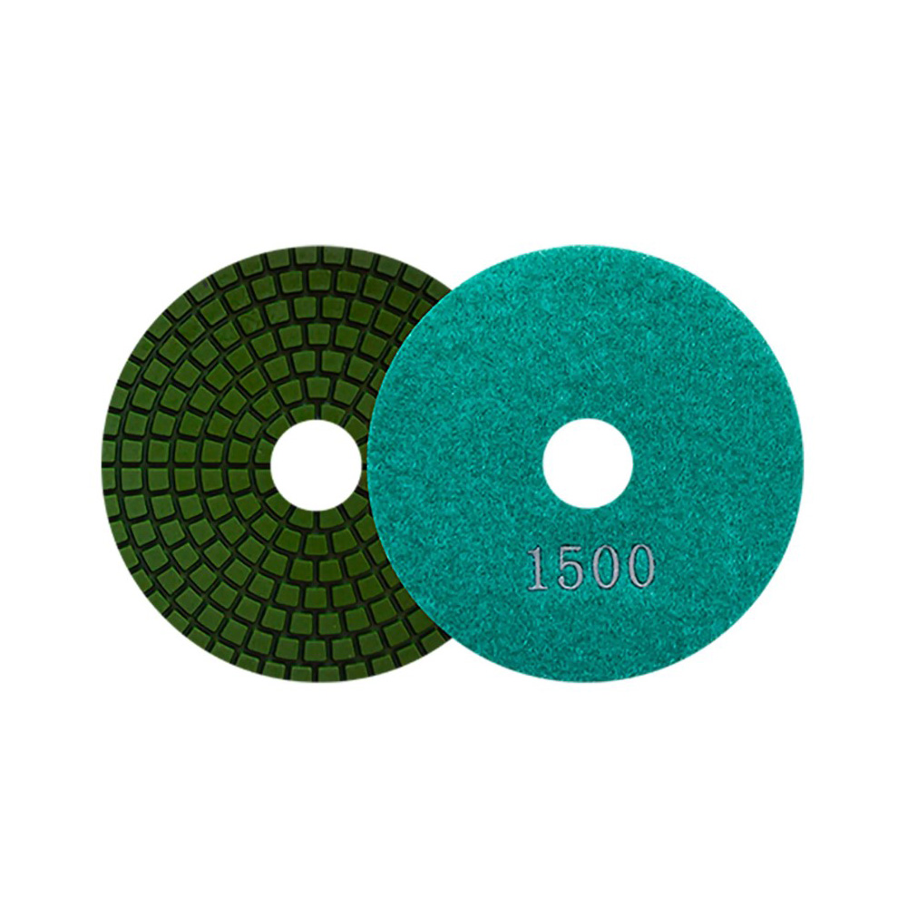 PAD DE DIAMANTE DE 100 MM PARA PULIDO EN HÚMEDO DE SUPERFICIES DE GRANITO, MÁRMOL Y TERRAZO