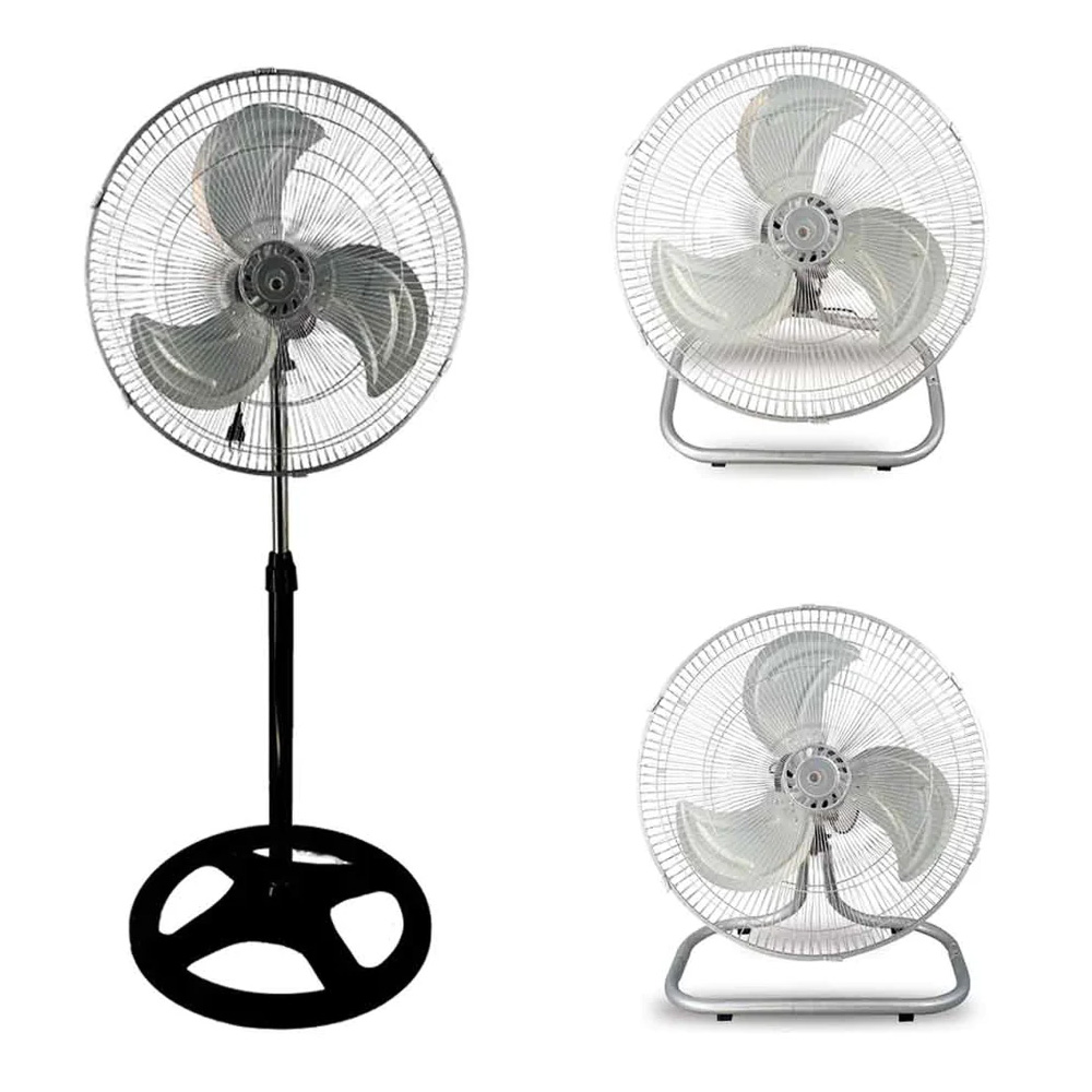 VENTILADOR DE PEDESTAL 3 EN 1 18 PULGADAS (P/DIFERENTES POSICIONES)
