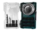 JUEGO DE ACCESORIOS MAKITA DE PUNTAS Y DADOS DE 32 PZAS CON ESTUCHE TRANSPARENTE