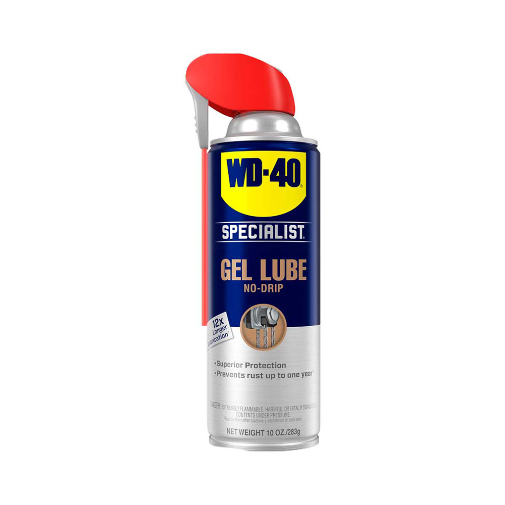 WD-40 GEL LUBRICANTE EN AEROSOL DE FUERTE ADHERENCIA 10 ONZAS 283 GRAMOS