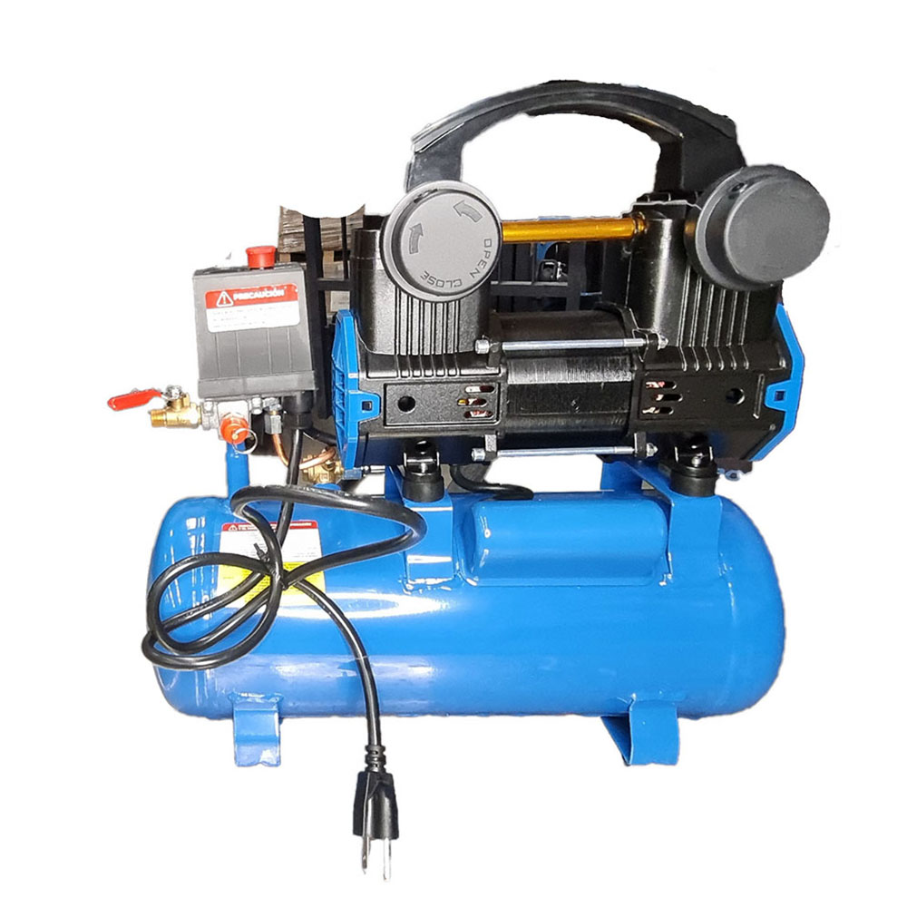 COMPRESOR LIBRE DE ACEITE DE 1100 WATTS 9 LITROS 127 V PESO DE 12.8 KGS DESPLAZ. DE AIRE DE 95 LT/MIN