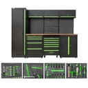 CONJUNTO DE GABINETES MODULARES PARA TALLER MODELO 54327 INCLUYE SET DE 4 MODULOS DE HERRAMIENTAS 53708
