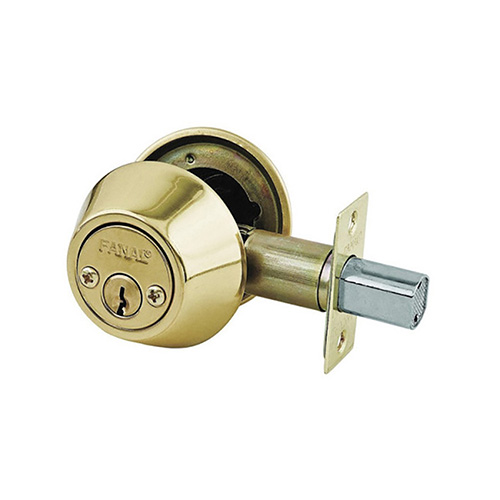 CERROJO DE SEGURIDAD LLAVE-MARIPOSA LATON BRILLANTE