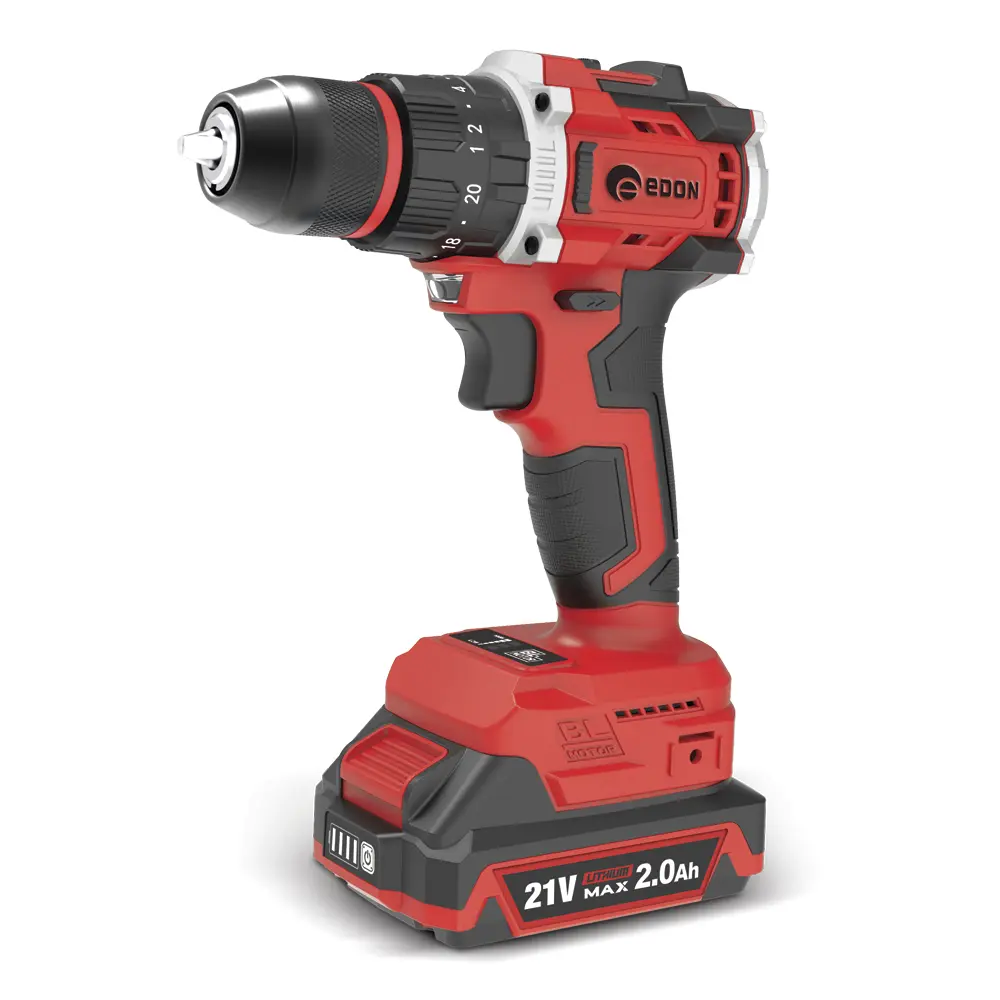 COMBO ROTOMARTILLO BRUSHLESS 21V 2 BATERIAS DE 2 AMP CARGADOR Y JUEGO DE ACCESORIOS