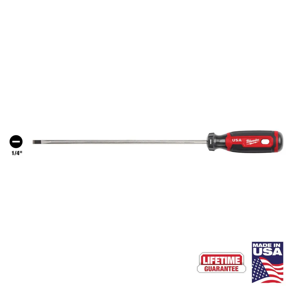 1/4 CABINET 10 CUSHION GRIP SCREWDRIVER (USA)
