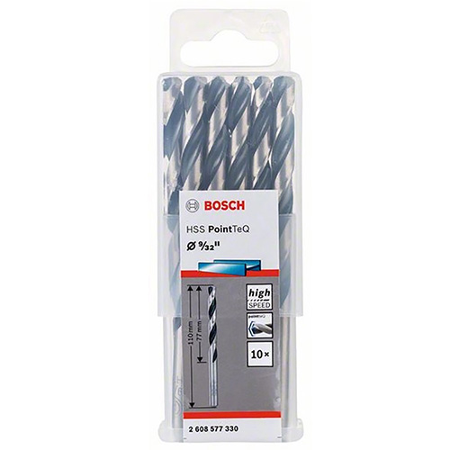 PAQUETE DE 5 BROCAS A.V. HSS POINTEQ 27/64