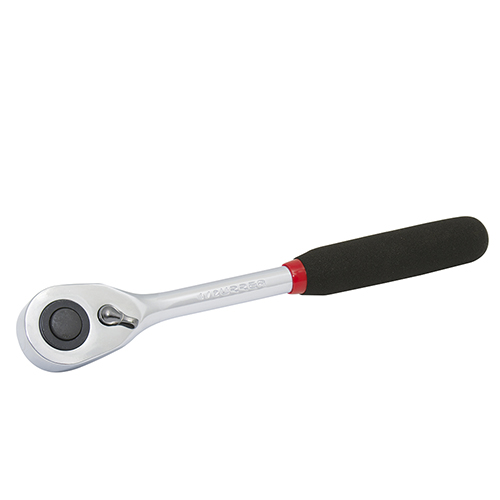 MATRACA REVERSIBLE 24 DIENTES 1/2 X 10 1/8 MANGO RUBBER GRIP