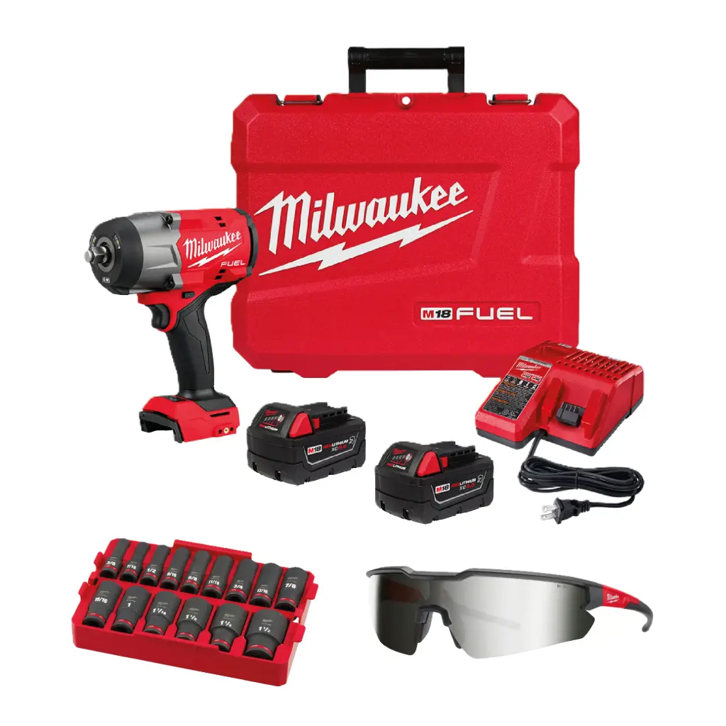 COMBO LLAVE DE IMPACTO 1/2 M18 FUEL 2967-22 MAS LENTES 48-73-2019 Y JGO DE DADOS DE IMPACTO 49-66-6817