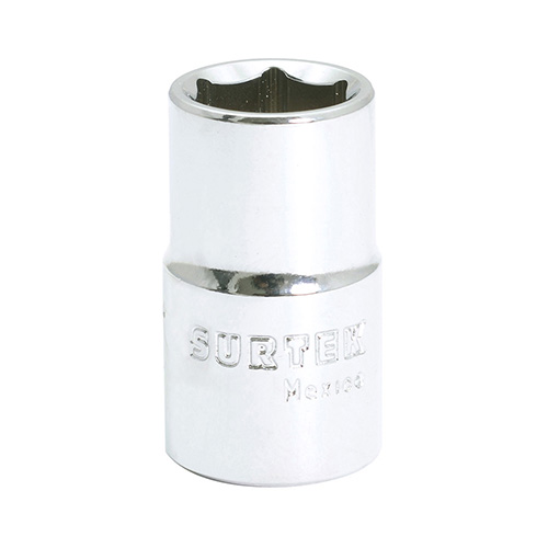 DADO CORTO EN TARJETA DE 1/2 STD CON 6 PUNTAS DE 3/8 (PAQ. 6 PZAS.)