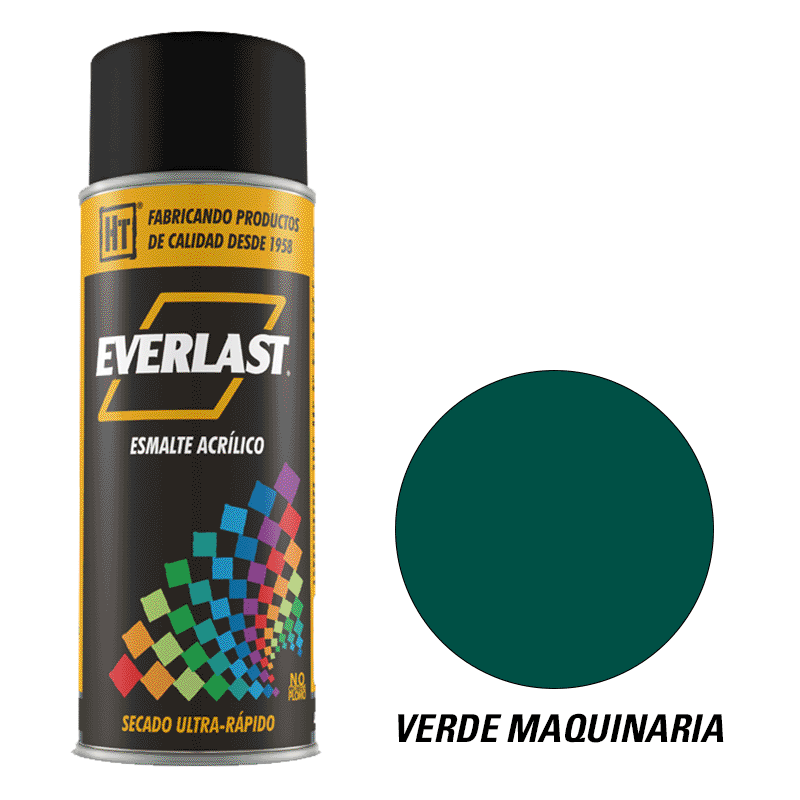 ESMALTE ACRILICO EN AEROSOL VERDE MAQUINARIA