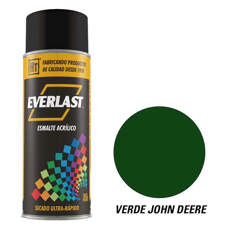 ESMALTE ACRILICO EN AEROSOL VERDE JOHN DEERE