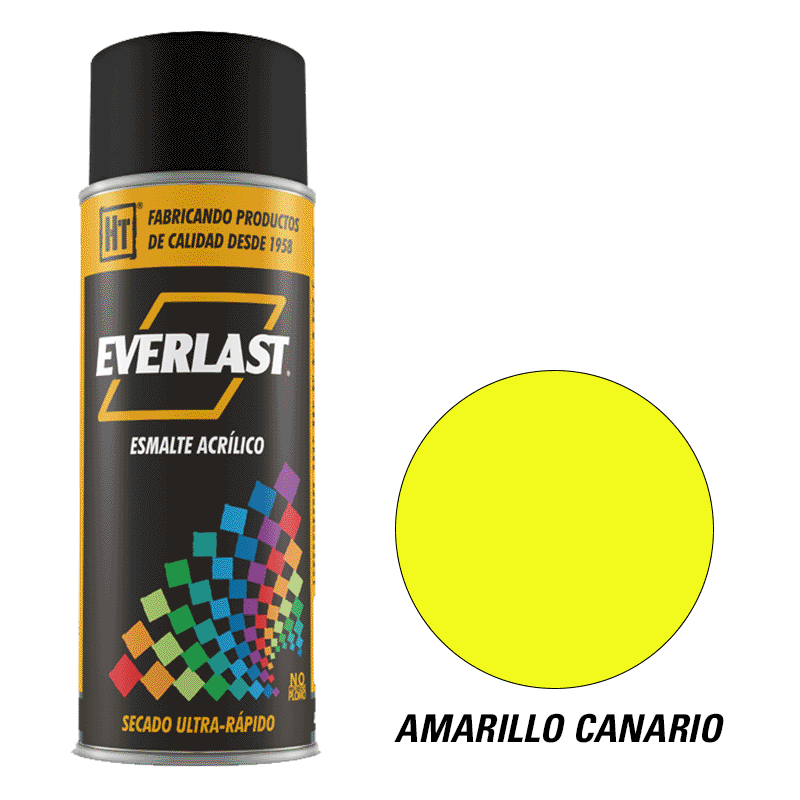 ESMALTE ACRILICO EN AEROSOL AMARILLO CANARIO