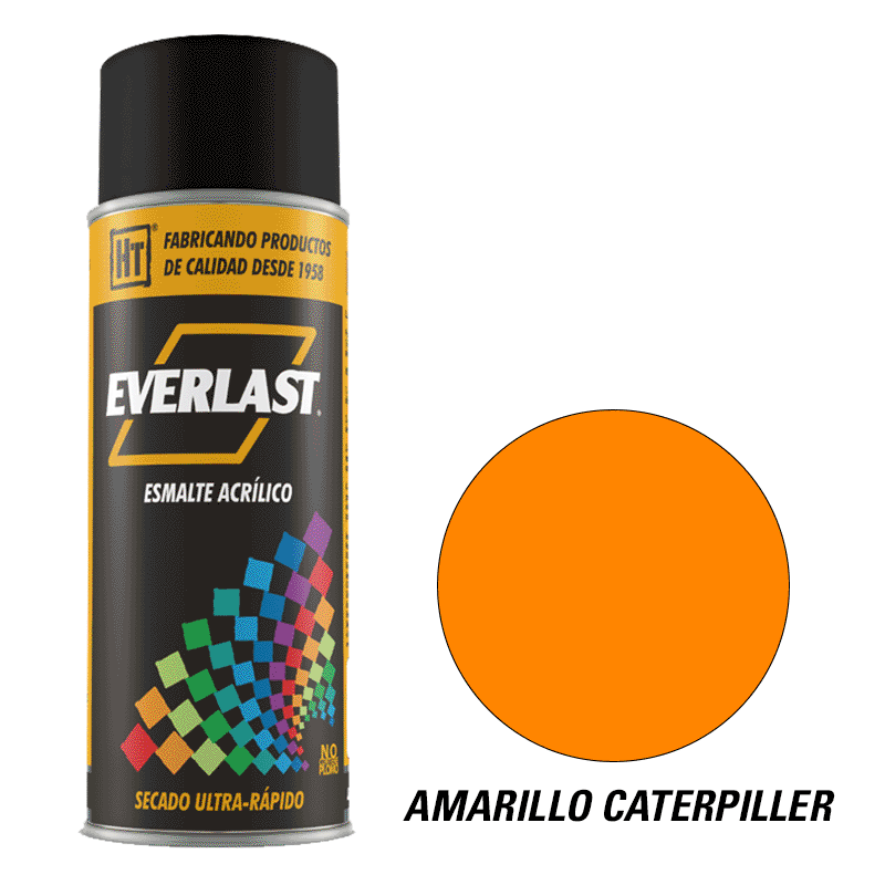 ESMALTE ACRILICO EN AEROSOL AMARILLO CATERPILLAR