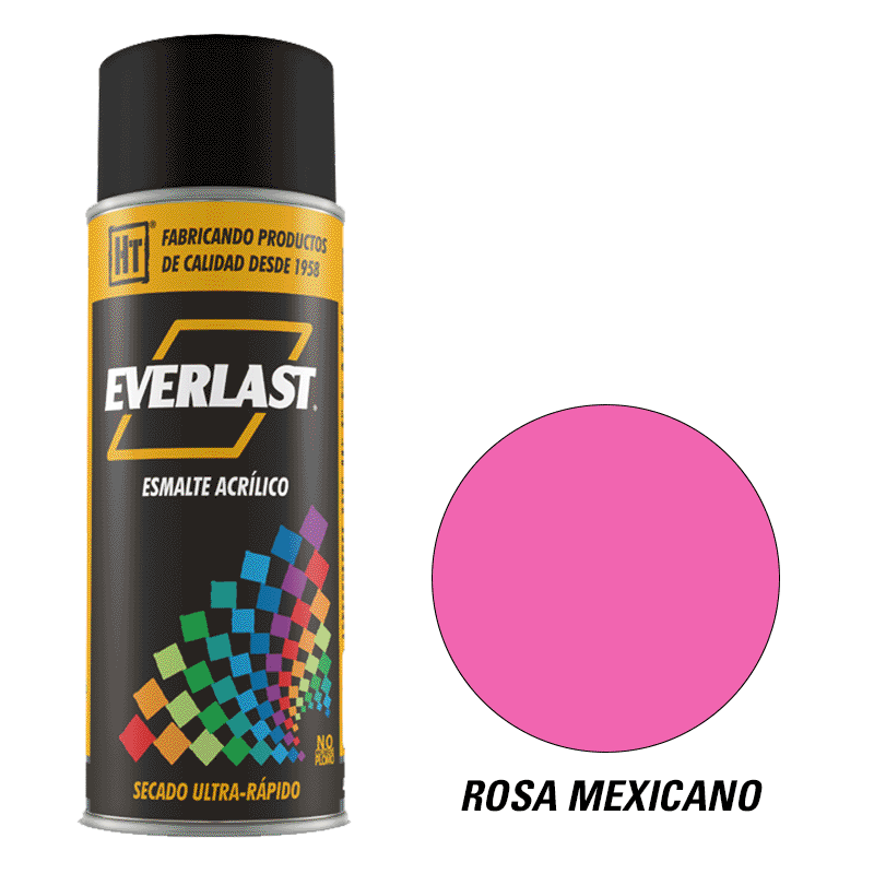 ESMALTE ACRILICO EN AEROSOL ROSA MEXICANO