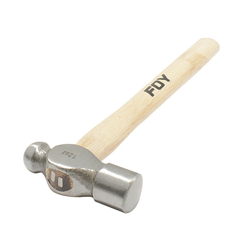 MARTILLO PULIDO DE BOLA CON MANGO DE MADERA DE 12", 12 OZ