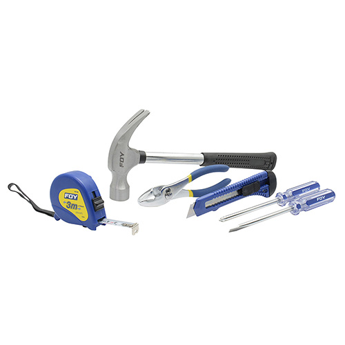 JUEGO COMBINADO DE HERRAMIENTA PARA HOGAR, 6 PIEZAS