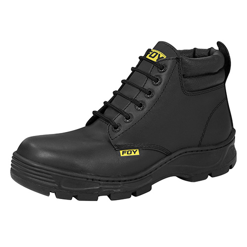 BOTAS DE SEGURIDAD COLLARIN DOBLE CON CASQUILLO DE ACERO #28.5 CM