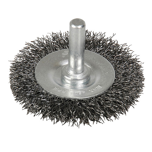 CARDA COPA ONDULADA ALAMBRE DELGADO 3" X 0.30 CON ZANCO 1/4"